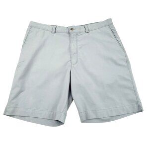 Tommy Bahama Shorts Men 38 Gray Cotton/Tencel Boracay Chino Khakis Beach NWOT